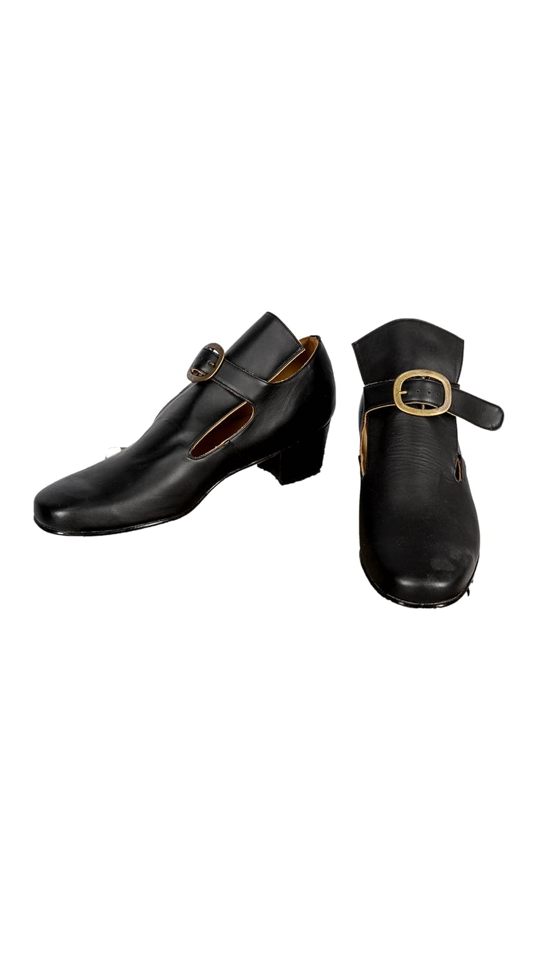 calzado hombre siglo XVIII negro - Peris Costumes